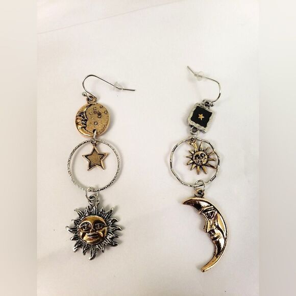 Boho dangle earrings M170 - Picture 1 of 6